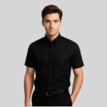 CAMISA GABARDINA MANGA CORTA