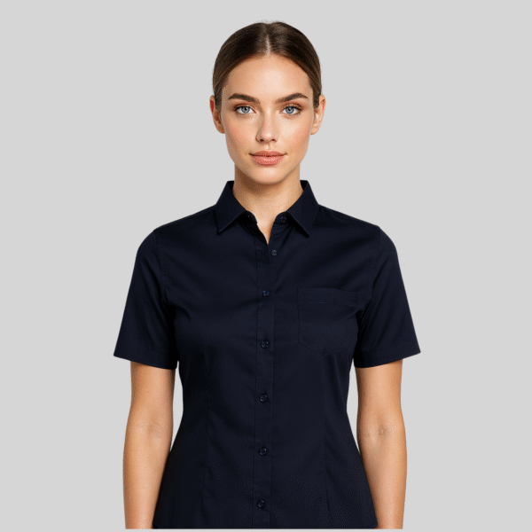 BLUSA GABARDINA MANGA CORTA