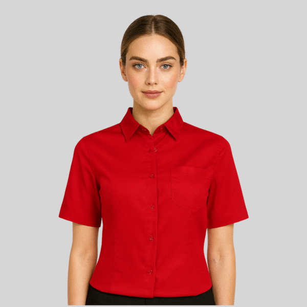 BLUSA GABARDINA MANGA CORTA