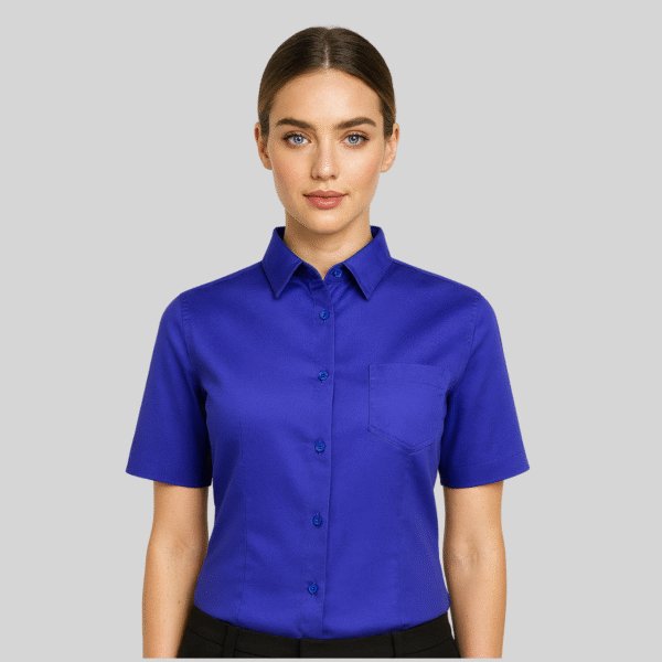 BLUSA GABARDINA MANGA CORTA