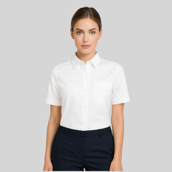 BLUSA GABARDINA MANGA CORTA