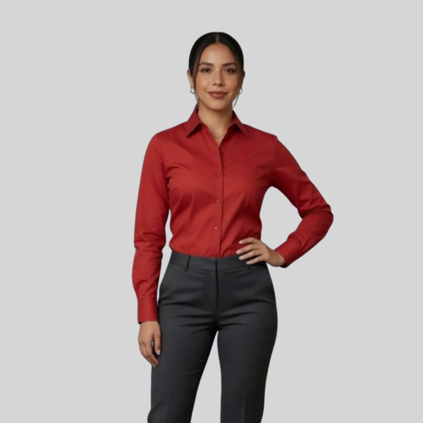 BLUSA GABARDINA MANGA LARGA