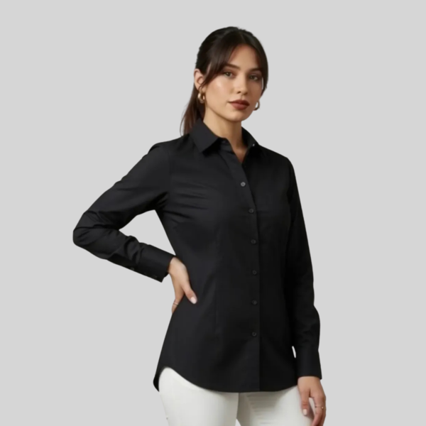 BLUSA GABARDINA MANGA LARGA