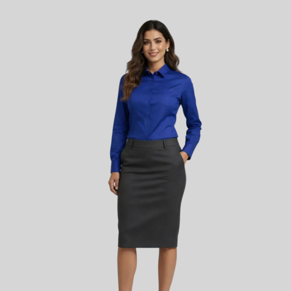 BLUSA GABARDINA MANGA LARGA