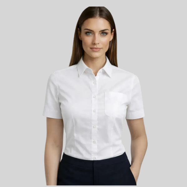 BLUSA OXFORD MANGA CORTA