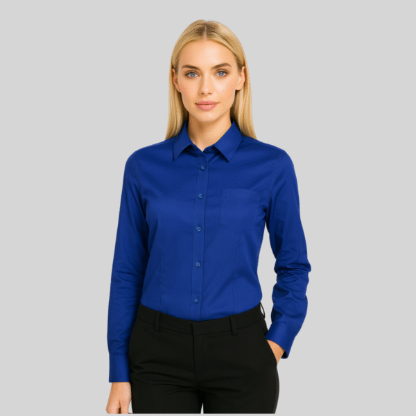 BLUSA GABARDINA MANGA LARGA