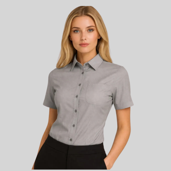 BLUSA OXFORD MANGA CORTA