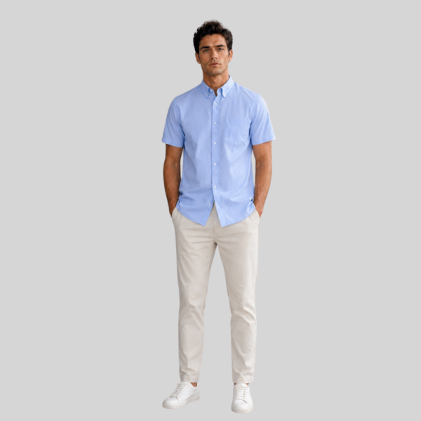 CAMISA OXFORD MANGA CORTA