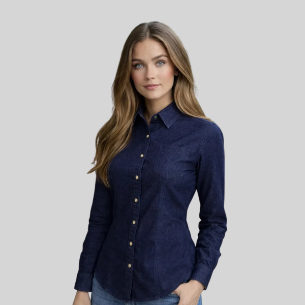 BLUSA MEZCLILLA MANGA LARGA