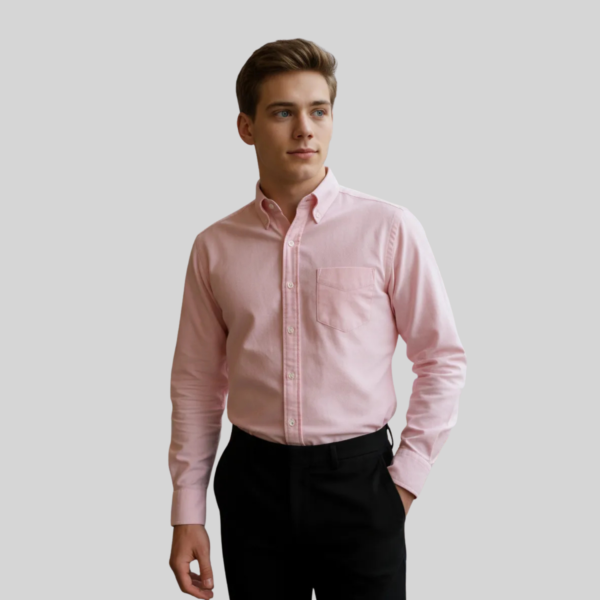 CAMISA OXFORD MANGA LARGA