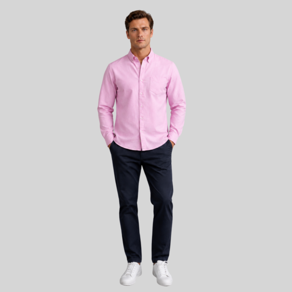 CAMISA OXFORD MANGA LARGA