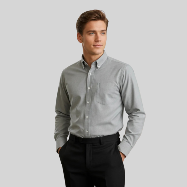 CAMISA OXFORD MANGA LARGA