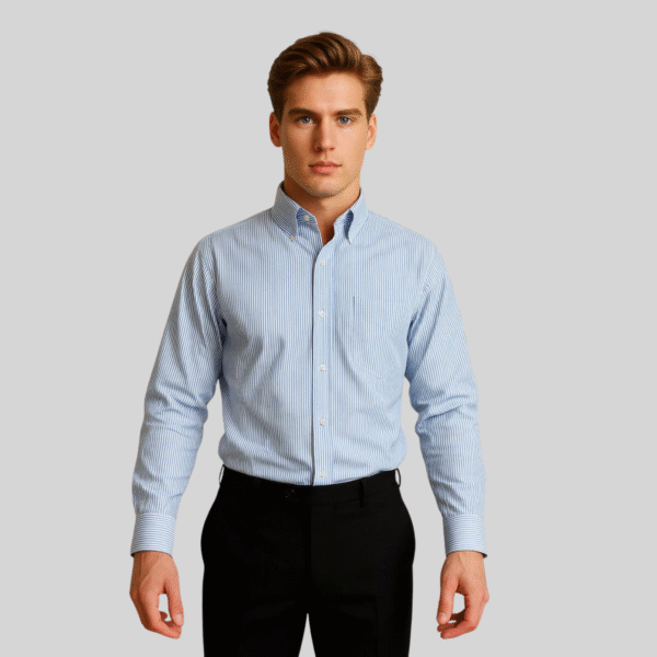 CAMISA MIL RAYAS MANGA LARGA