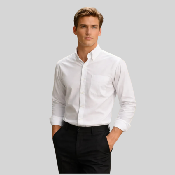 CAMISA OXFORD MANGA LARGA
