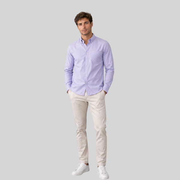 CAMISA OXFORD MANGA LARGA