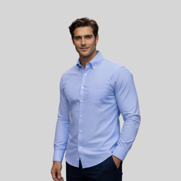 CAMISA OXFORD MANGA LARGA