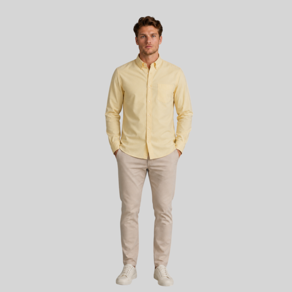 CAMISA OXFORD MANGA LARGA