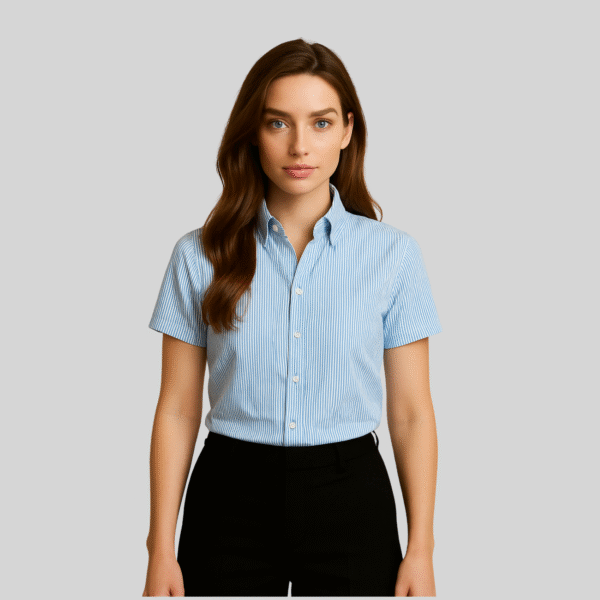 BLUSA MIL RAYAS MANGA CORTA