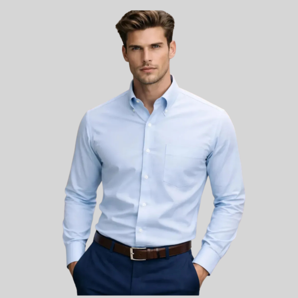 CAMISA GABARDINA MANGA LARGA
