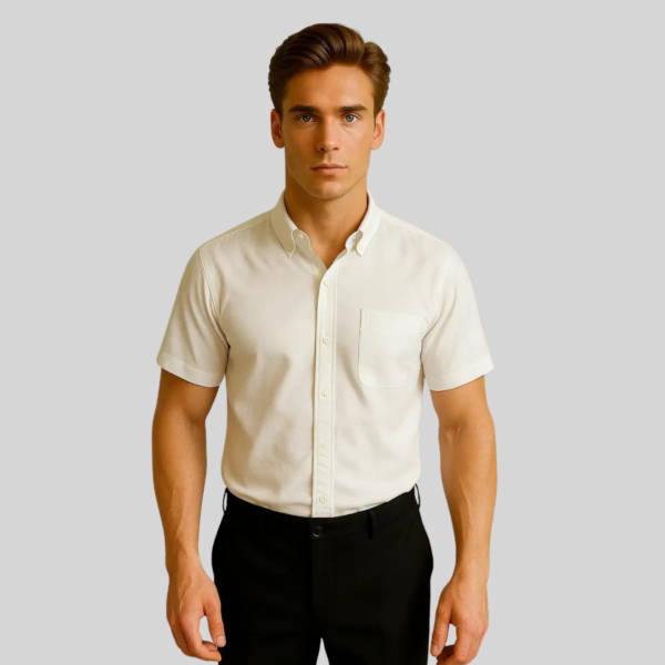 CAMISA OXFORD MANGA CORTA
