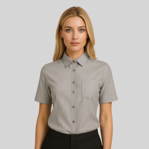 BLUSA OXFORD MANGA CORTA
