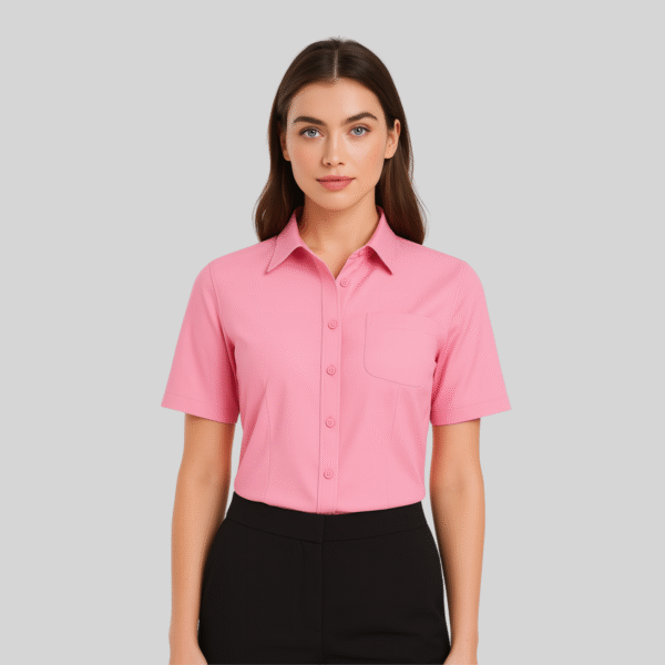 BLUSA OXFORD MANGA CORTA