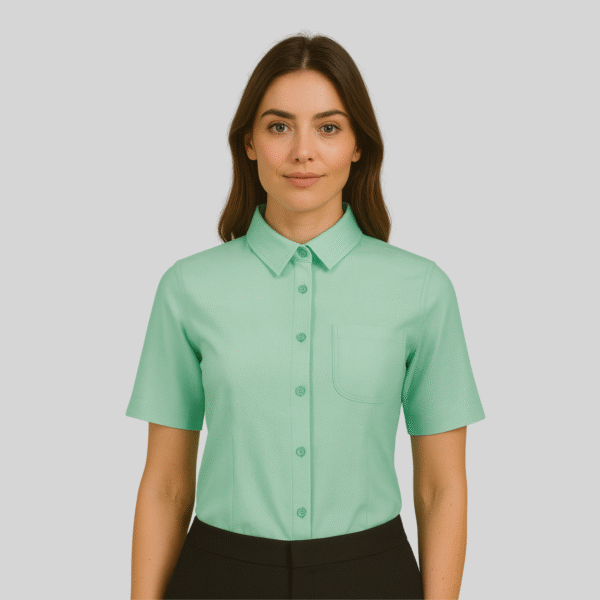 BLUSA OXFORD MANGA CORTA