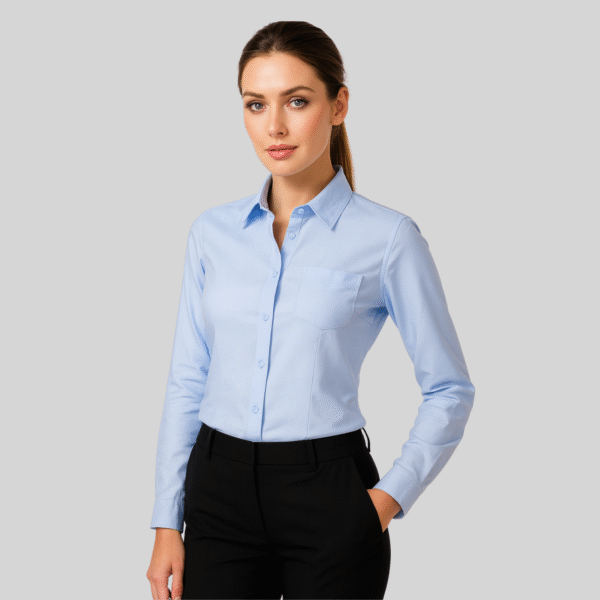 BLUSA LISA MANGA LARGA