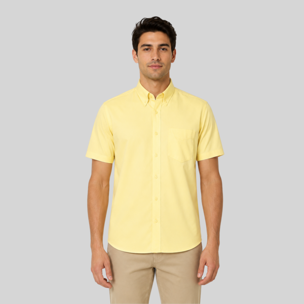 CAMISA GABARDINA MANGA CORTA