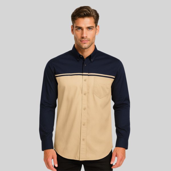 CAMISA COMBINADA MANGA LARGA