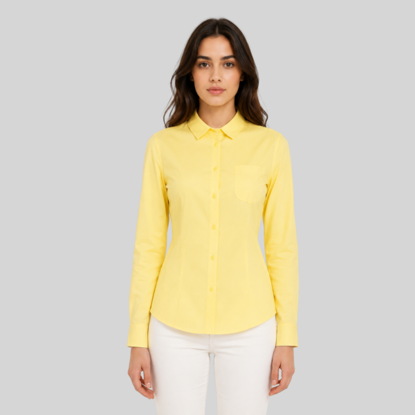 BLUSA GABARDINA MANGA LARGA