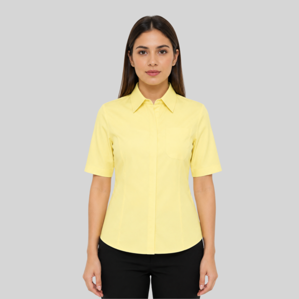 BLUSA GABARDINA MANGA CORTA