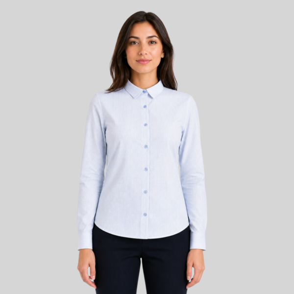 BLUSA CUADROS MANGA LARGA