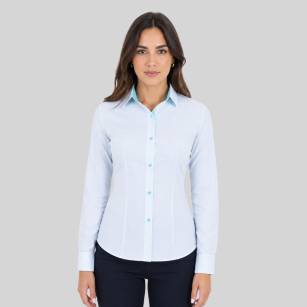 BLUSA CUADROS MANGA LARGA