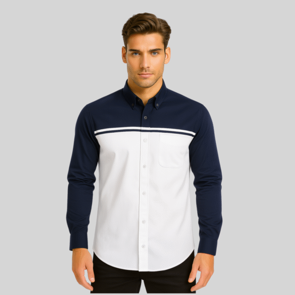 CAMISA COMBINADA MANGA LARGA