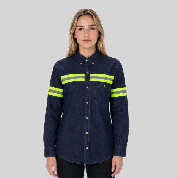 BLUSA MEZCLILLA REFLEJANTE