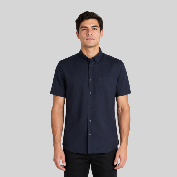 CAMISA GABARDINA MANGA CORTA