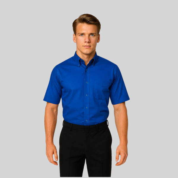 CAMISA GABARDINA MANGA CORTA