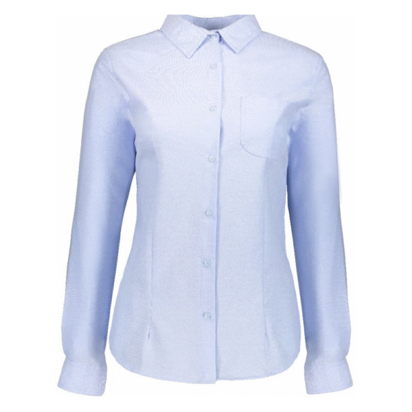 BLUSA OXFORD MANGA LARGA