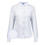 BLUSA CUADROS MANGA LARGA