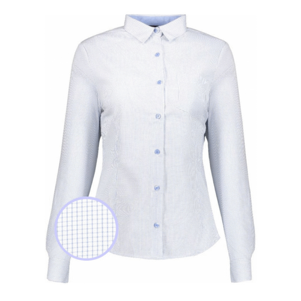 BLUSA CUADROS MANGA LARGA