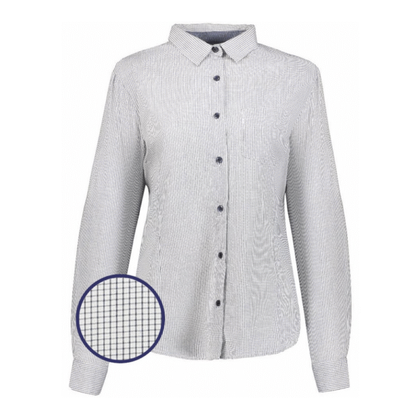 BLUSA CUADROS MANGA LARGA