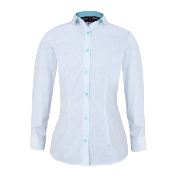 BLUSA CUADROS MANGA LARGA