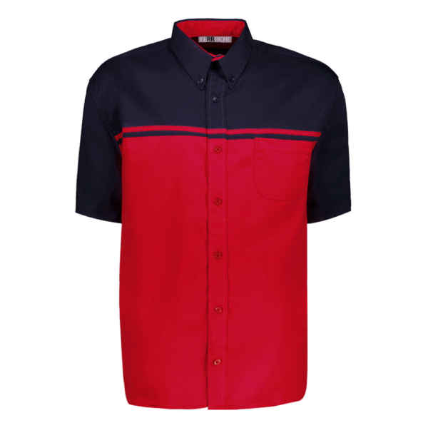 CAMISA COMBINADA MANGA CORTA