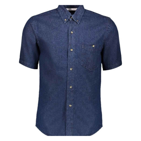 CAMISA MEZCLILLA MANGA CORTA