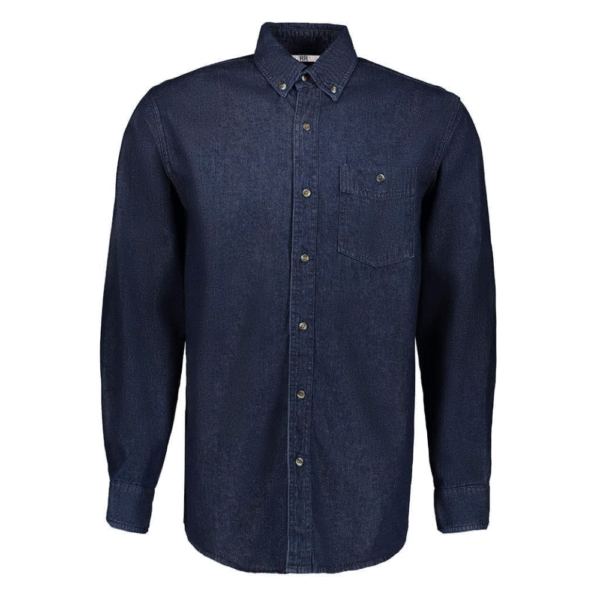 CAMISA MEZCLILLA MANGA LARGA