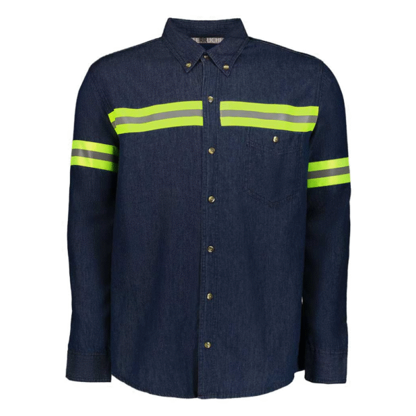 CAMISA MEZCLILLA REFLEJANTE