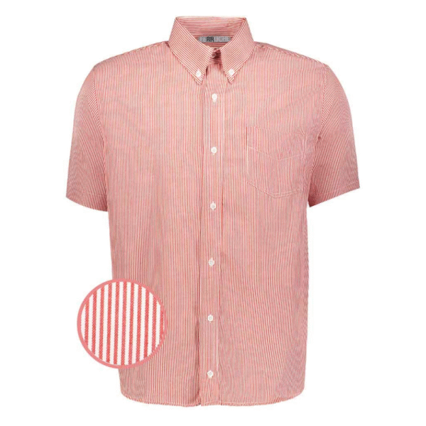 CAMISA MIL RAYAS MANGA CORTA