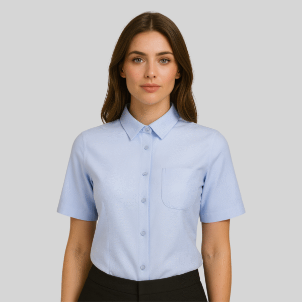 BLUSA OXFORD MANGA CORTA