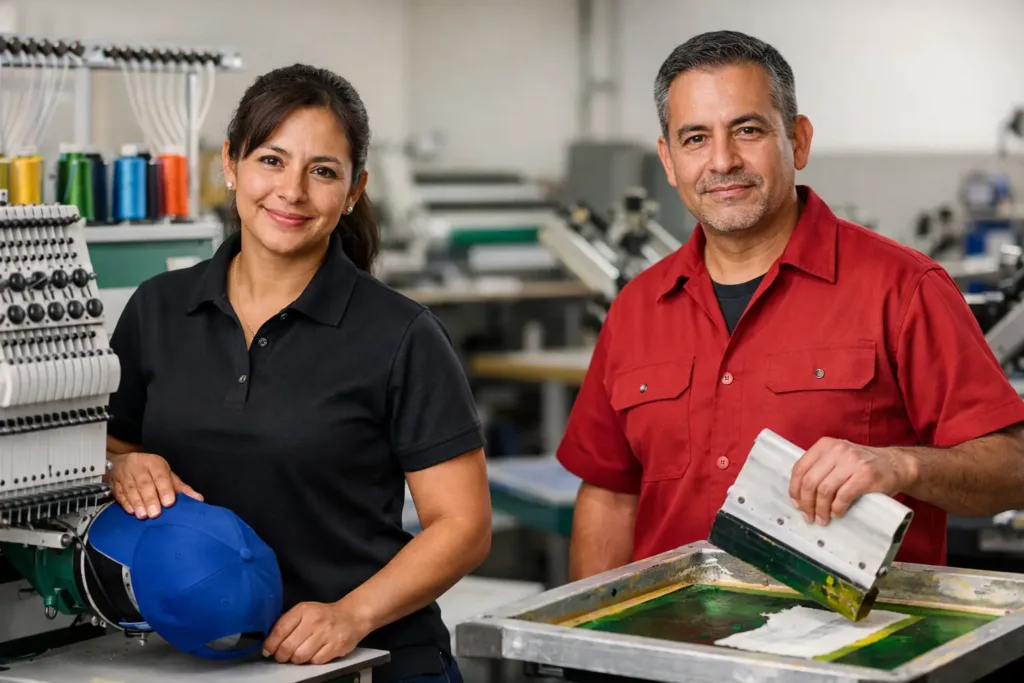 Bordado vs serigrafía en uniformes: cuál conviene